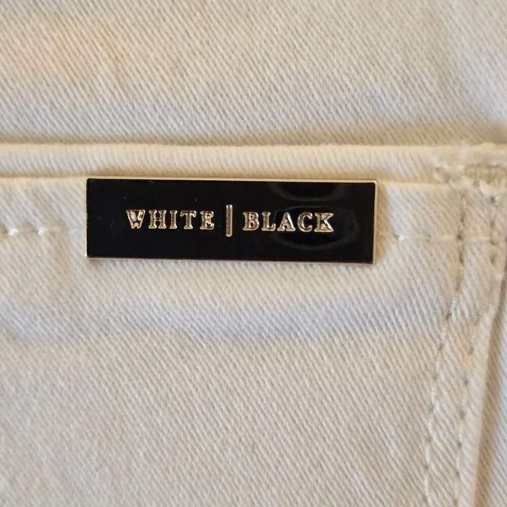 White House Black Market Womens Low Rise The Skimmer Ankle Jeans White Size 4 - Picture 8 of 16